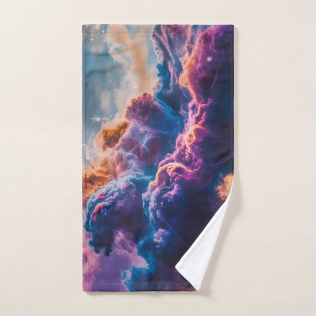 Abstract Space Nebula Art - Colorful Cosmic (Toalla de mano)