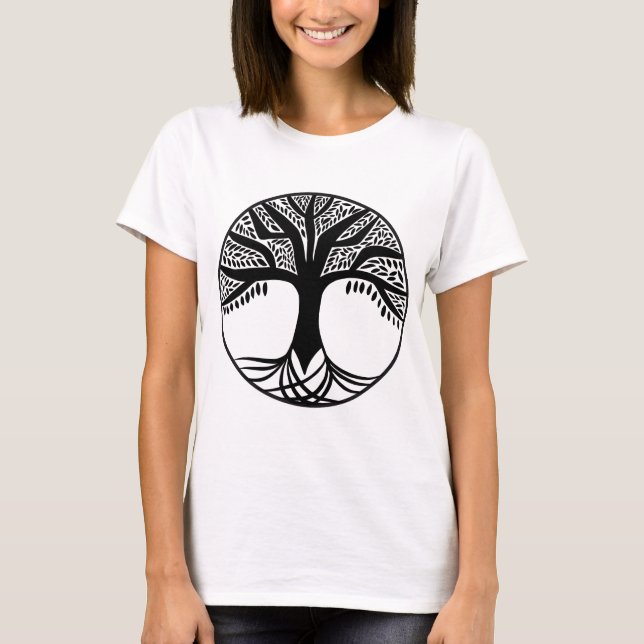 Abstract Tree of Life Flowy Top (Anverso)