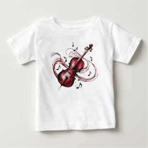 Abstract Violin Baby Jersey