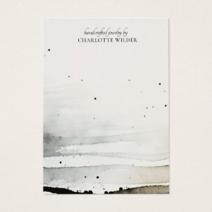 Abstract Watercolor Earl Jewelry Display Cards