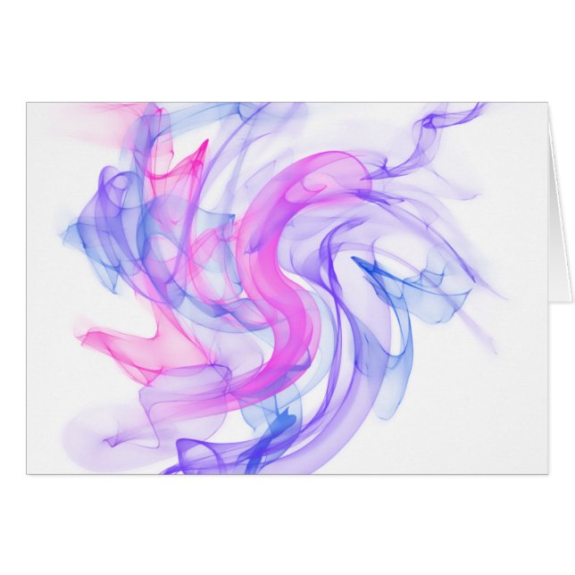 Abstracta el humo en el agua (Anverso (Horizontal))