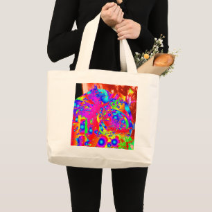 Abstracto Astronauta Grande Bolsa De Tote