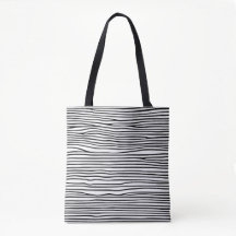 Abstracto Bolsa Monocroma Monocroma en Lino (B)