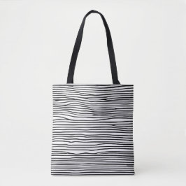 Abstracto Bolsa Monocroma Monocroma en Lino (B)