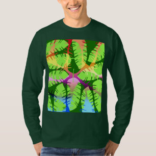 ABSTRACTO BOTÁNICO BANANA DEJA Camiseta