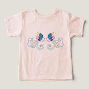 Abstracto colorido Aves Ornadas 2