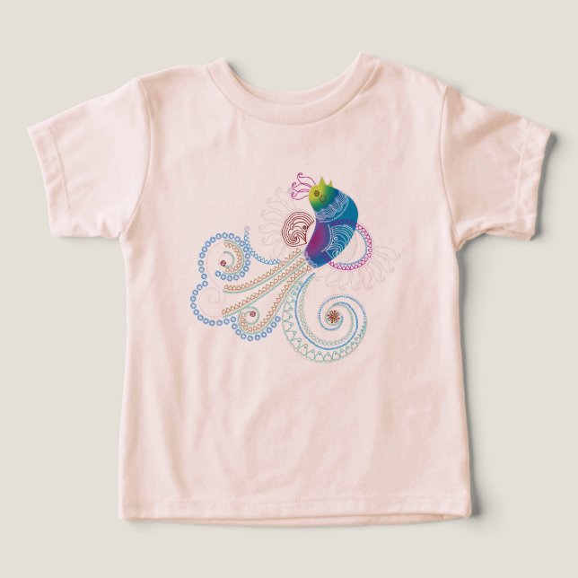 Abstracto colorido Ornate Bird (Diseño delantero )