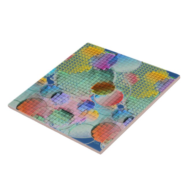 Abstracto con Baldosas 3D (Lado)