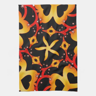 Abstracto Corazones de mariposa 16x24in Toalla de