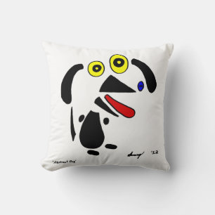 Abstracto de almohada de perro - Azul