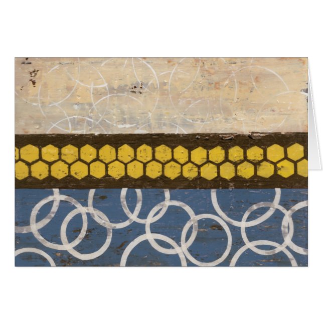 Abstracto de Honey Comb I (Anverso (Horizontal))