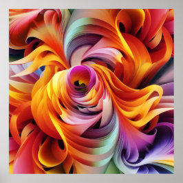 ABSTRACTO de la impresión de lienzo estirado