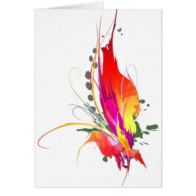 Abstracto de las pestañas de pintura del paraíso (Frente)