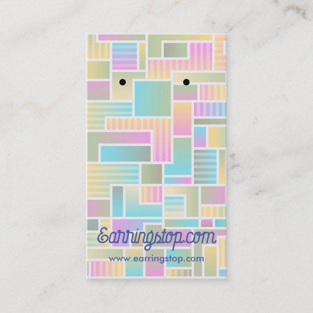 Abstracto de las tarjetas de anclaje de Pastel (Anverso)