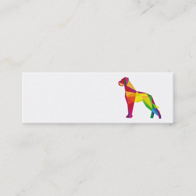 Abstracto de las tarjetas para perros grandes (Anverso)