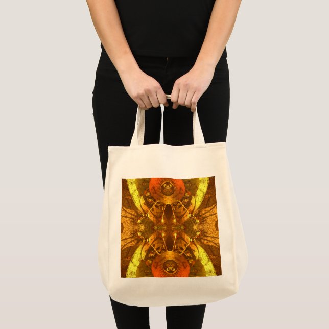 Abstracto de oro Gran Bolsa de Tote (Anverso (producto))