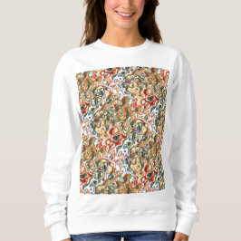 Abstracto de sudadera de arte