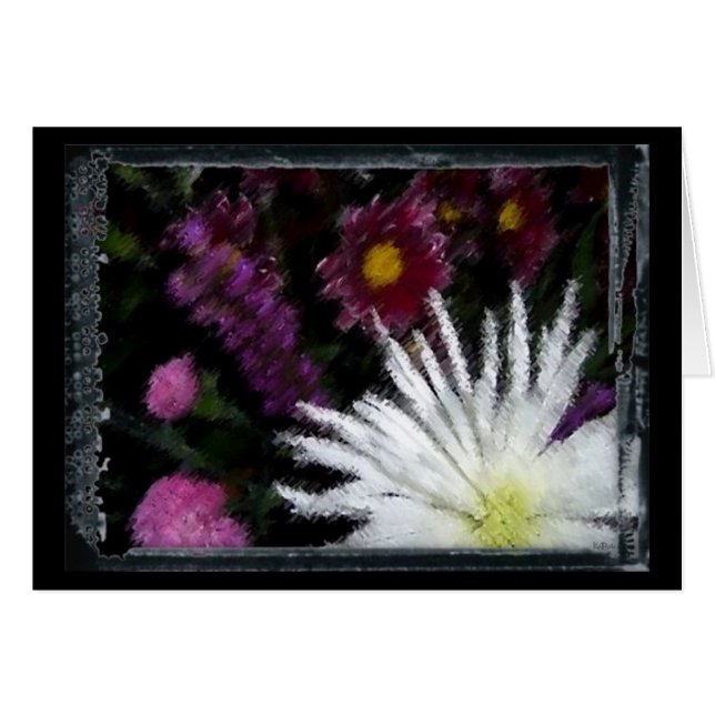 Abstracto Floral (Anverso (Horizontal))