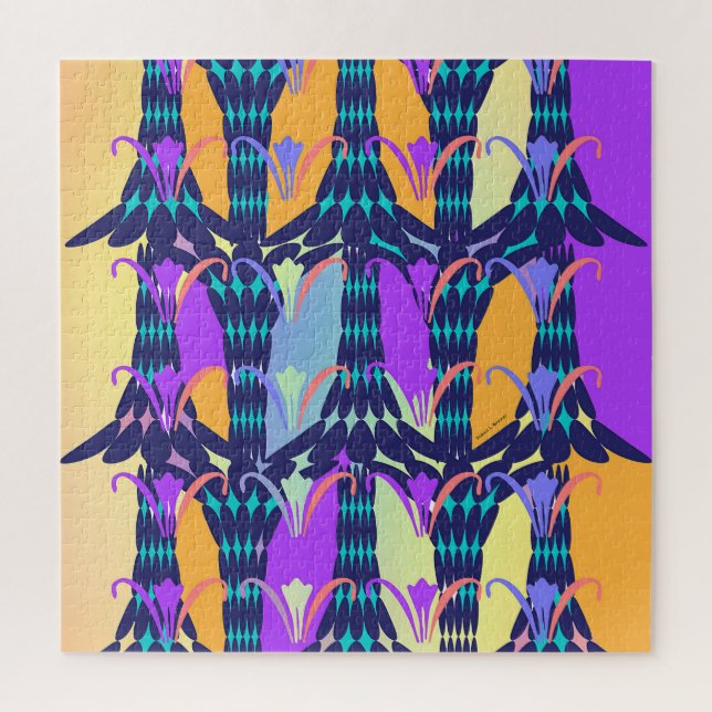 ABSTRACTO FLOWERS PUZZLE (Vertical)