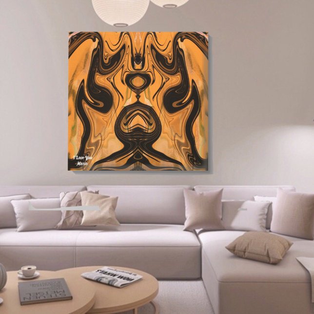 Abstracto Marrón Desértico en Impresión de Lona En (Subido por el creador)