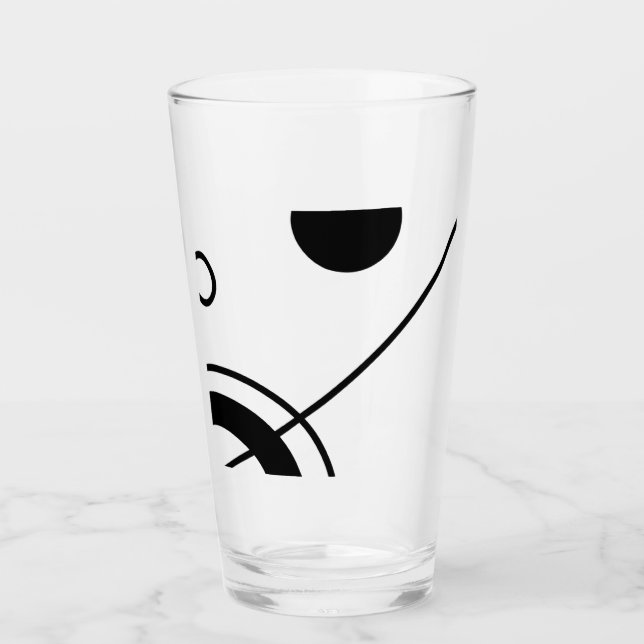 Abstracto negro y blanco (Anverso)