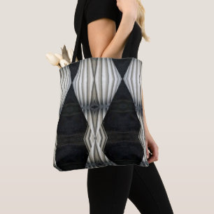 Abstracto negro y blanco de la bolsa de la tota