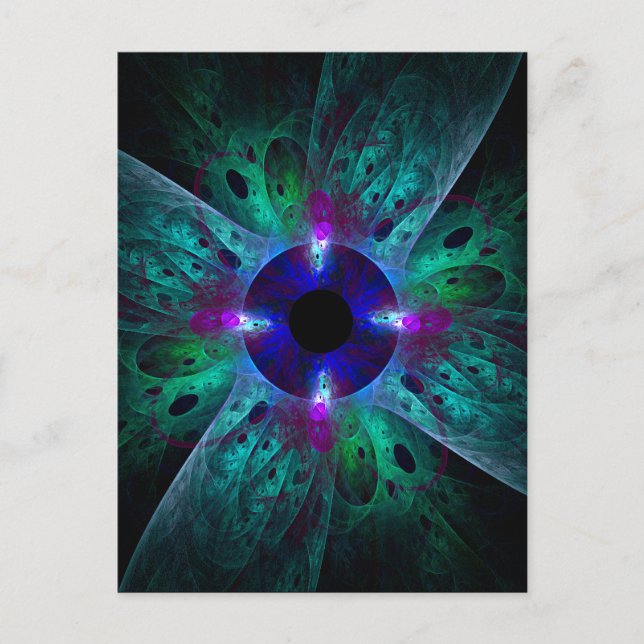 Abstracto ocular la postal del arte (Anverso)
