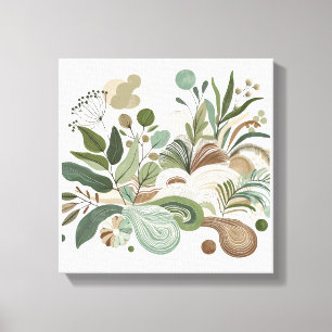 Abstracto Plantas Arte Natural - Jardín