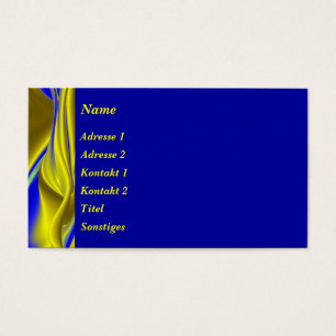 Abstrakt en oro blau - gelb