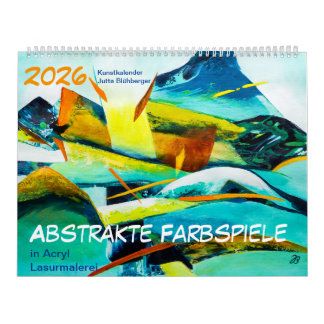 Abstrakte Farbspiele - Calendario Bella Artes 2024
