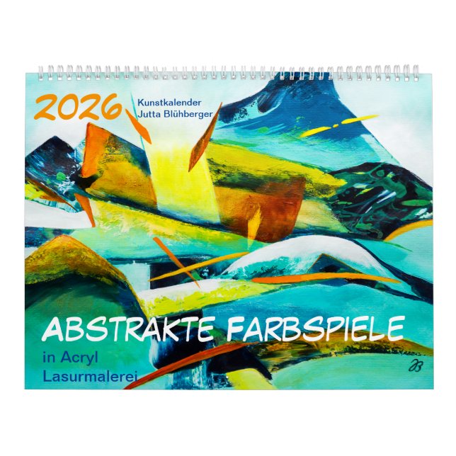 Abstrakte Farbspiele - Calendario Bella Artes 2024 (Tapa)