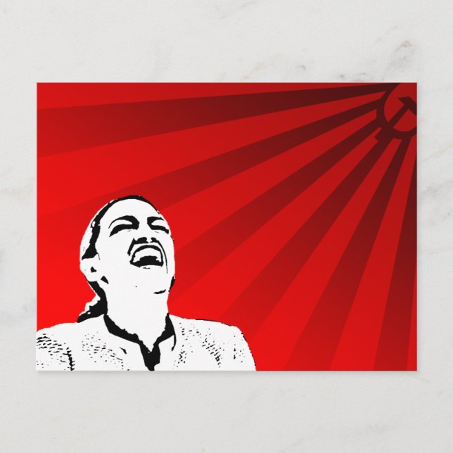 Absurdo mensaje político postal (Anverso)