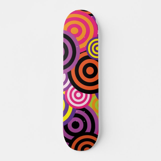 ABTRACTO ART COLORFUL1960 SKATEBOARDS (Anverso )