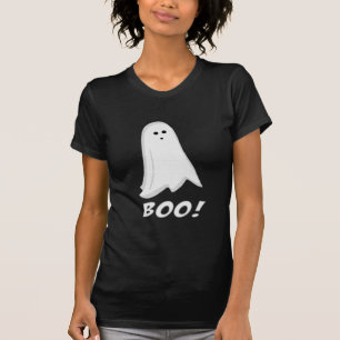 ¡Abucheo! Camiseta linda del fantasma de Halloween