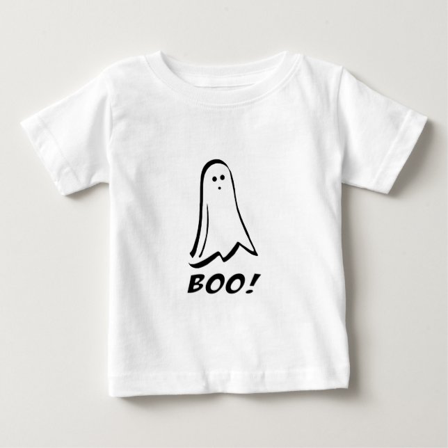 ¡Abucheo! Camisetas lindas de Halloween: Bebé, (Anverso)