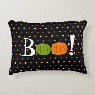 ¡Abucheo de Halloween! Almohada de las calabazas