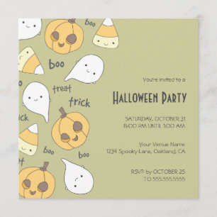 ¡Abucheo de la invitación del truco! invitaciones