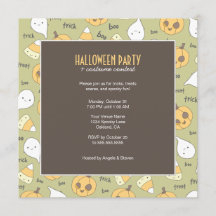 ¡Abucheo de la invitación del truco! invitaciones