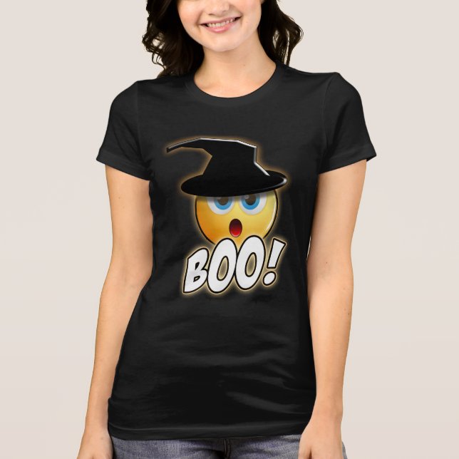 Abucheo del feliz Halloween - camiseta divertida (Anverso)