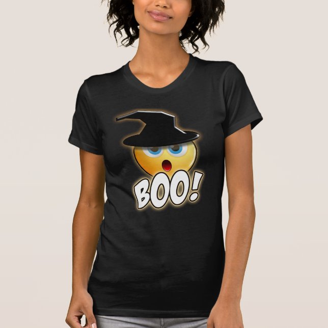 Abucheo del feliz Halloween - camiseta divertida (Anverso)