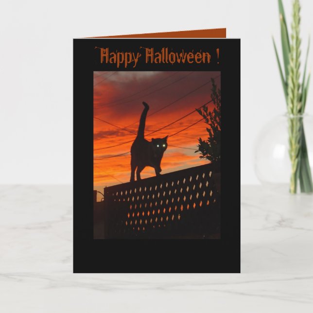 ¡Abucheo del feliz Halloween! Tarjeta (Anverso)