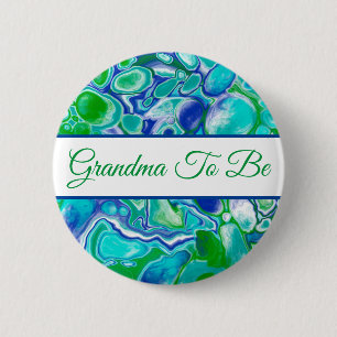Abuela a ser Botón Baby Shower del niño