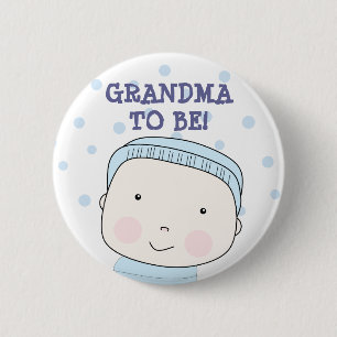 ¡Abuela a ser!  Botón del bebé