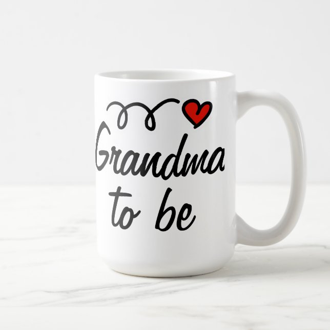 Abuela a ser taza con el corazón (Derecha)