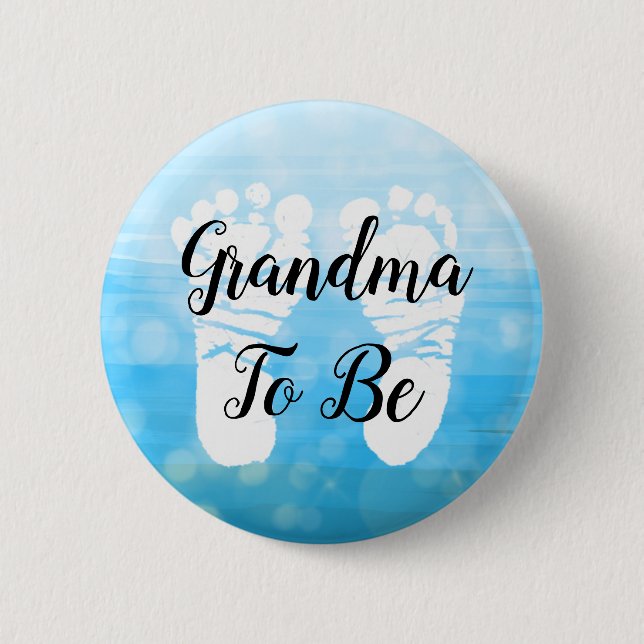 Abuela azul ocmbre para ser botón de regalo de Bab (Anverso)