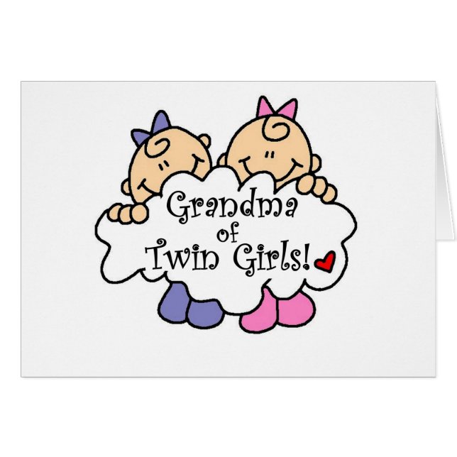 Abuela de chicas gemelos (Anverso (Horizontal))