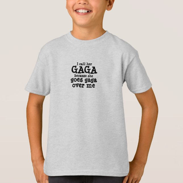 Abuela de la abuela Gaga Camisa Presente Abuela (Anverso)