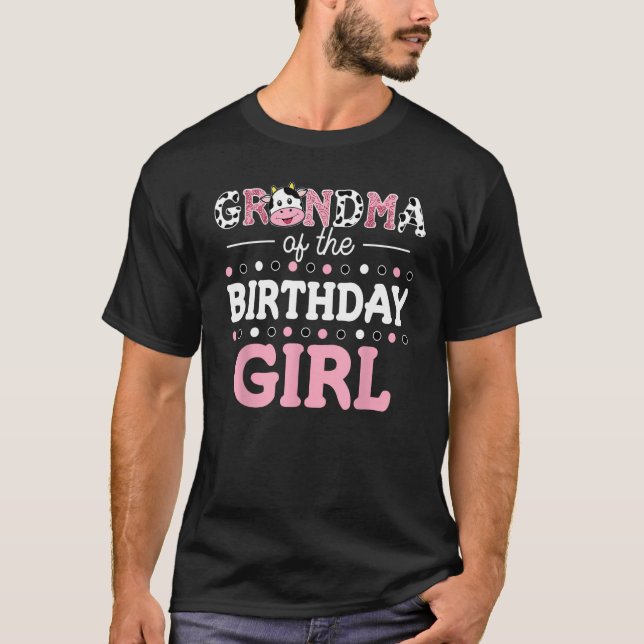 Abuela de la niña de la camiseta de cumpleaños Gra (Anverso)