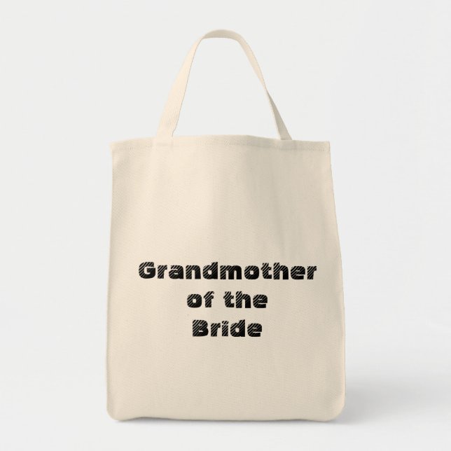 Abuela de la novia gran bolsa de té (Frente)
