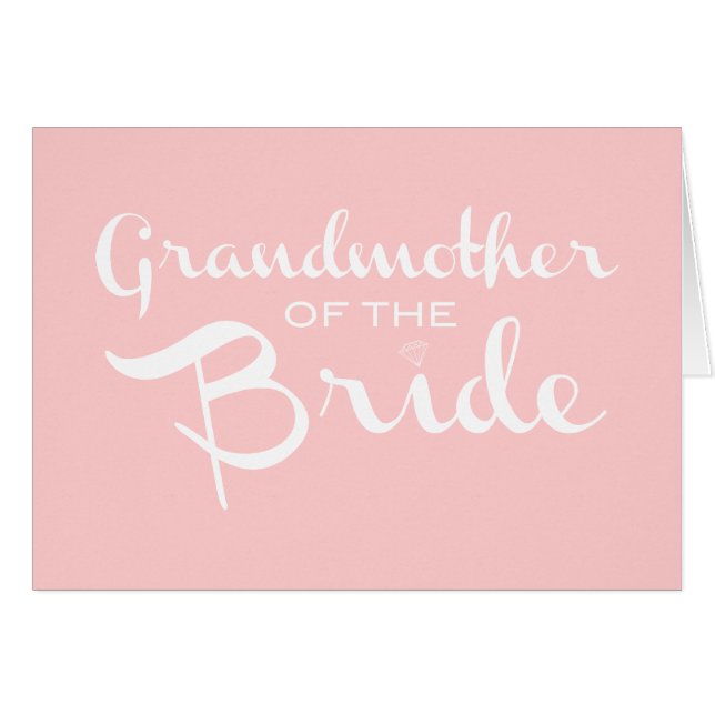 Abuela de novia blanca en rosa (Anverso (Horizontal))